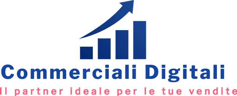 logo commerciali digitali blu